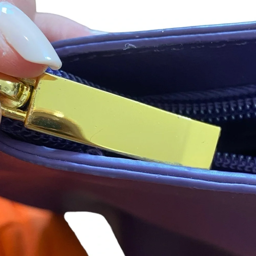 Joy Mangano Vibrant Purple Tote